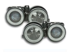 E30 Angel eye headlamps, black