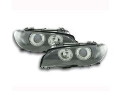Black angel eye headlamps, E46 2dr From 2003