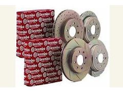 Brembo sport discs grooved, front axle, all mini models