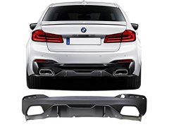 G30 G31 MStyle  Performance Rear Diffuser Matte Black for BMW 5 Series
