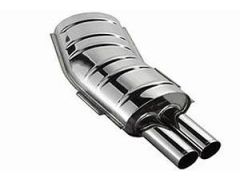 Eisenmann rear section with 2 x 70 mm tailpipes for 316i,318i,320i, 323i, 328i