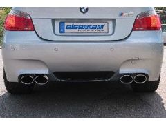 Eisenmann rear section with 4 x 120 x 77 mm tailpipes for E60/E61 M5