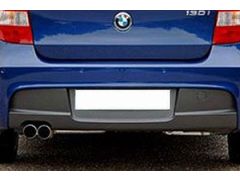 Eisenmann rear section with 2 x 70mm tailpipes for 116i, 118i and 120i