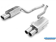Eisenmann Quad Exhaust with 4 x 83 mm tailpipes For 850ci with M70 engine