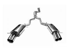 Z4 E89 Eisenmann Quad performance exhaust with 4 x 76 mm tailpipes for 23i and 30i models.