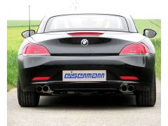 Z4 E89 Eisenmann quad rear exhaust, with 4 x 76 mm tailpipes for all Z4 35i and si models