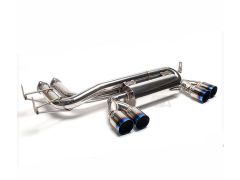E46 M3 Mstyle stainless steel rear silencer with titanium tailpipes