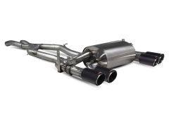 Scorpion Exhaust Non-res Cat-Back System with Elect. valves, Ascari tailpipes for F80 M3 / M4 F82 F83