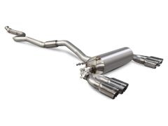 Scorpion Exhaust Cat-Back System with Elect. valve, Daytona tailpipes for M2 F87 Non GPF Model Only