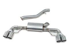 bmw g20 g21 320i & 330i non valved quad exit performance exhaust  - H22CO002