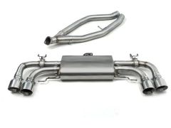 bmw g22 g23 m440i twin valved quad exit gpf/ppf back performance exhaust - H22CO013