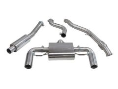 bmw f22 f23 m235i cat back resonated performance exhaust  - H27CO015