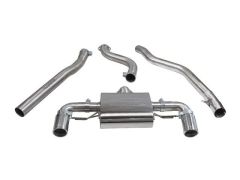 bmw f23 f23 m240i cat back non resonated performance exhaust for automatic models - H27CO020