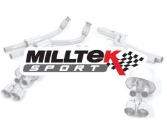 Milltek Cat-back Resonated System with Titanium Tips for M235i Coupé (F22 Non xDrive)