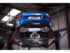 g42 m240i gpf back exhaust system with electronic valve - daytona tail pipes